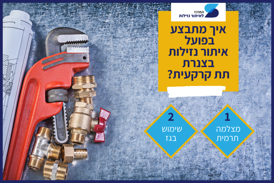 איתור נזילות צנרת תת קרקעית