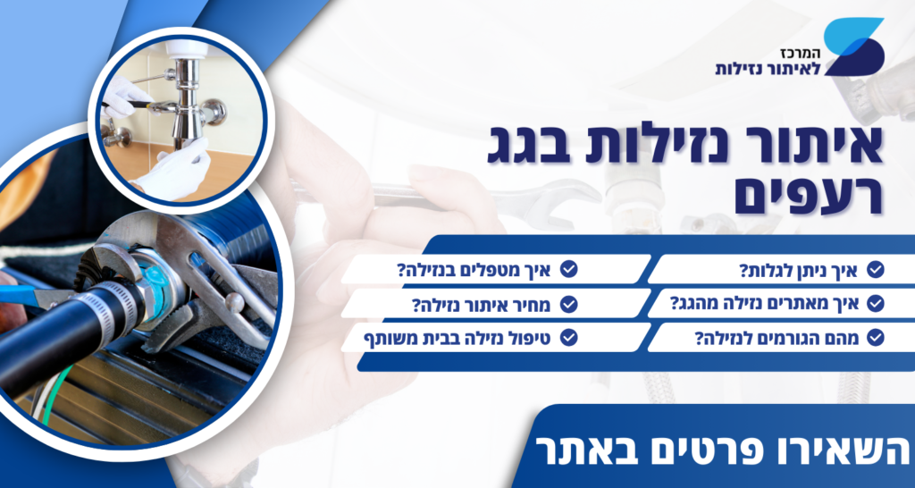 באנר טופ נזילות: איתור נזילות בגג רעפים