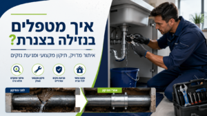 איך מטפלים בנזילה בצנרת
